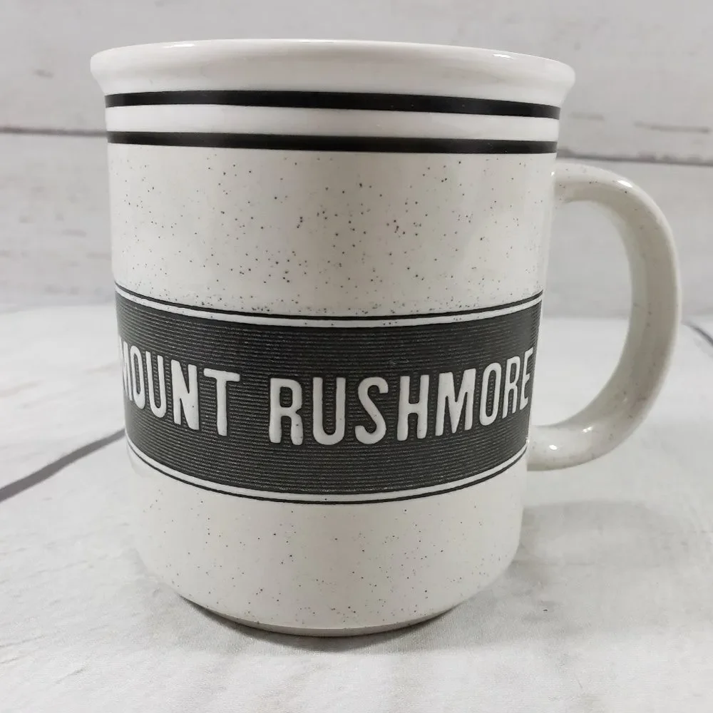 Mount Rushmore Mug Vintage Coffee Tea Cup Ceramic